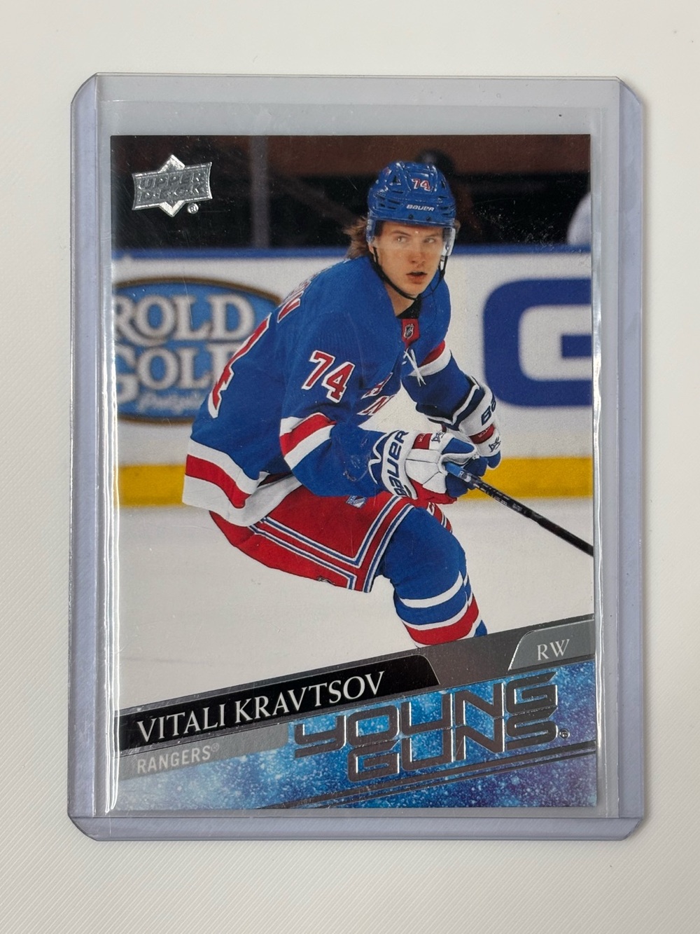 Vitali Kravtsov 2020-21 Upper Deck Young Guns #243 Rookie RC New York Rangers 🏒